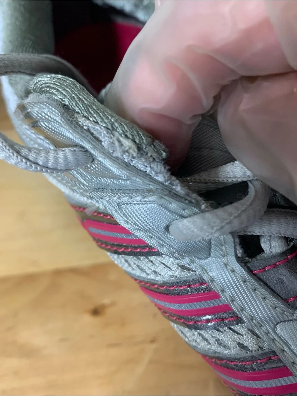 adidas Supernova Running Shoes Gray Prink Adiprene Sz 7.5 Athletic Y2K - Picture 14 of 16